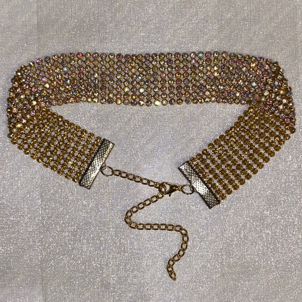 AB Gold Diamond Choker